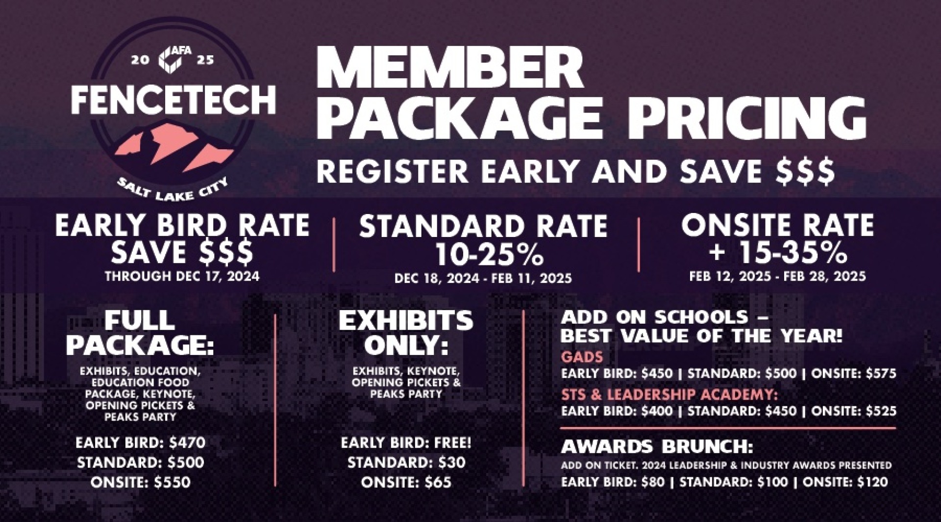 FT 2025 MEMBER PRICING